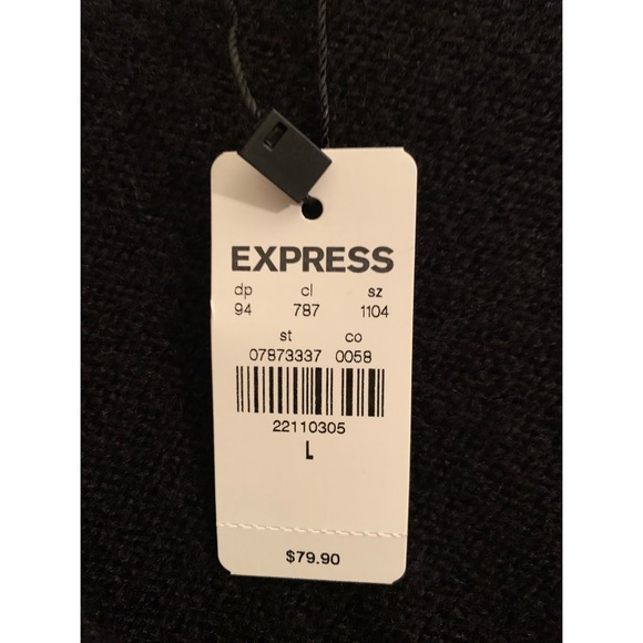 Express V-neck Sweater Shift Dress - Picture 3 of 3